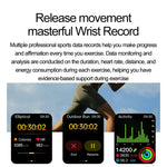 ET585 2.04 inch Nylon Strap IP68 Waterproof Smart Watch, Support ECG / Blood Composition Measurement