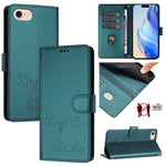 Smile Embossing RFID Leather Phone Case, For iPhone 14 Pro Max, For iPhone SE 2022 / 2020 / 8 / 7, For iPhone 13 Pro Max, For iPhone 13 Pro, For iPhone 13 mini, For iPhone 12 / 12 Pro, For iPhone 12 Pro Max, For iPhone 12 mini