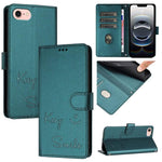 Smile Embossing RFID Leather Phone Case, For iPhone 17 Pro Max, For iPhone 17 Pro, For iPhone 17, For iPhone Air, For iPhone SE 2024, For iPhone 16 Pro Max, For iPhone 16 Pro, For iPhone 16 Plus