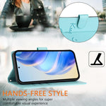 Smile Embossing RFID Leather Phone Case, For iPhone 17 Pro Max, For iPhone 17 Pro, For iPhone 17, For iPhone Air, For iPhone SE 2024, For iPhone 16 Pro Max, For iPhone 16 Pro, For iPhone 16 Plus