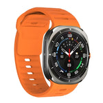 Wavy Texture Silicone Watch Band, For Samsung Galaxy Watch Ultra 47mm / Ultra 2025