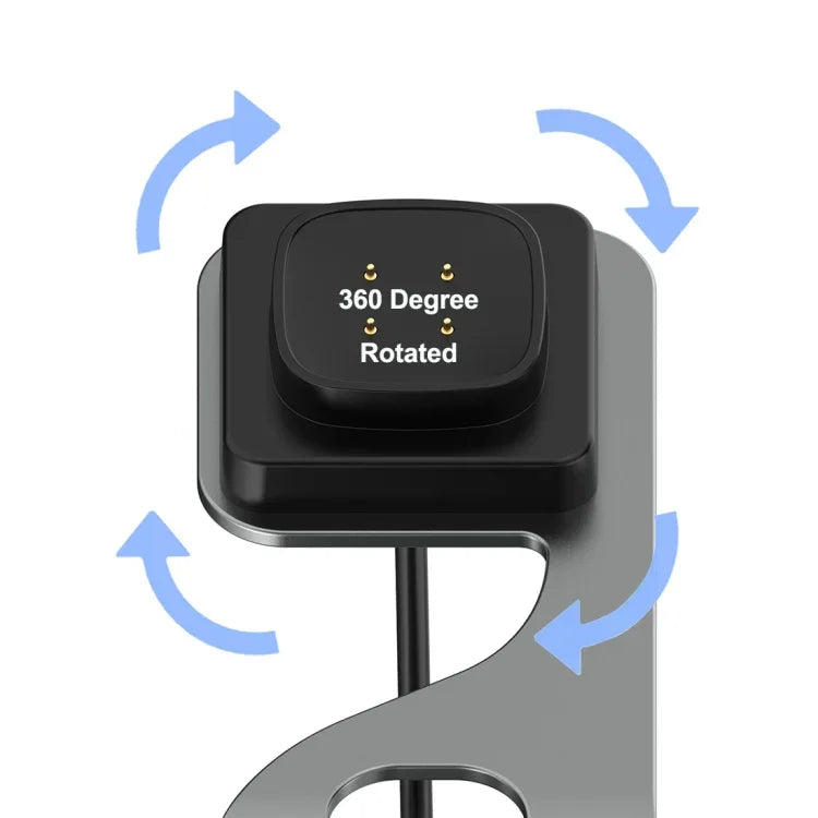 Rotatable Smart Watch Fast Charger Metal Dock Charger Holder, For Google Pixel Watch 3 41 / 45mm