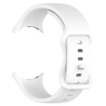 Butterfly Buckle Solid Color Silicone Watch Band, For Google Pixel Watch 4 / Watch 3 45mm, For Google Pixel Watch 4 / 3 / 2 / 1 41mm