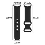 Butterfly Buckle Solid Color Silicone Watch Band, For Google Pixel Watch 4 / Watch 3 45mm, For Google Pixel Watch 4 / 3 / 2 / 1 41mm