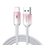 JOYROOM S-A42 Crystal Clear Series Fast Charging Data Cable, Length: 1.2m, Type-C to Type-C Cable, Type-C to 8 Pin Cable, USB to Type-C Cable, USB to 8 Pin Cable