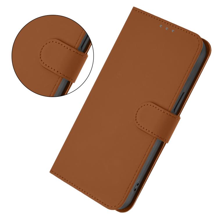 Skin Feel Solid Color Leather Phone Case with Lanyard, For iPhone Air, For iPhone 16 Pro Max