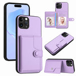 Button Card Bag RFID Anti-theft Phone Case, For iPhone 12 mini, For iPhone 11 Pro Max, For iPhone 11, For iPhone 11 Pro, For iPhone XS / X, For iPhone XR, For iPhone XS Max, For iPhone 8 Plus / 7 Plus