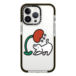 Simple Illustration Pattern Full Coverage Phone Case, For iPhone 14 Pro