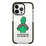 Simple Illustration Pattern Full Coverage Phone Case, For iPhone 14 Pro Max