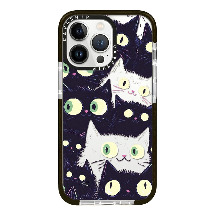 Simple Illustration Pattern Full Coverage Phone Case, For iPhone 15 Pro