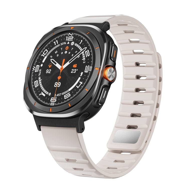 Magnetic Silicone Watch Band, For Samsung Galaxy Watch Ultra 47mm / Ultra 2025