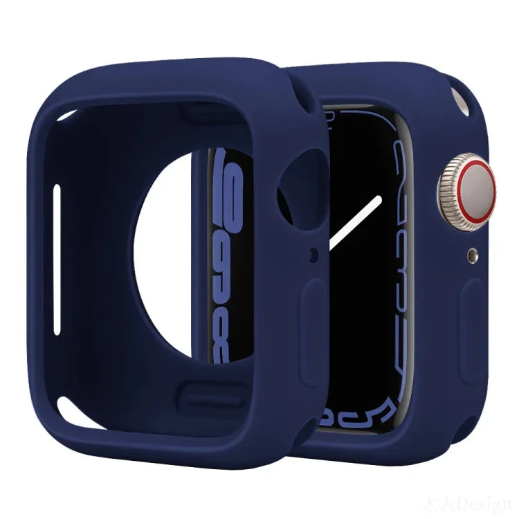 Candy Silicone Half Coverage Watch Case, For Apple Watch Series 45mm
