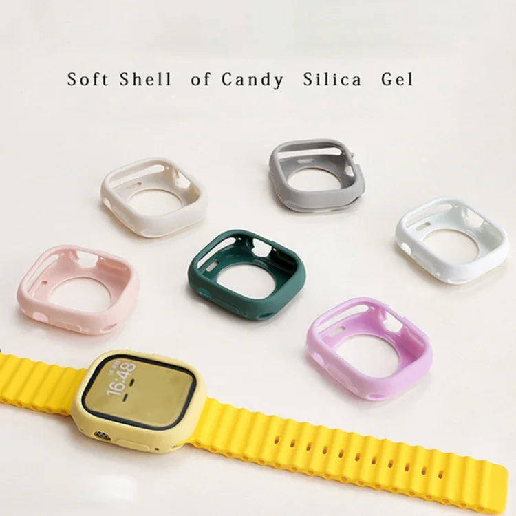 Candy Silicone Half Coverage Watch Case, For Apple Watch Series 11 / 10 42mm