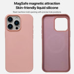 Liquid Silicone Phone MagSafe Case, For iPhone 14 Pro Max, For iPhone 13 Pro Max, For iPhone 13 Pro, For iPhone 13