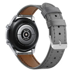 For Galaxy Watch 3 45mm Leather Replacement Strap Watchband, For Galaxy Watch 3 45mm