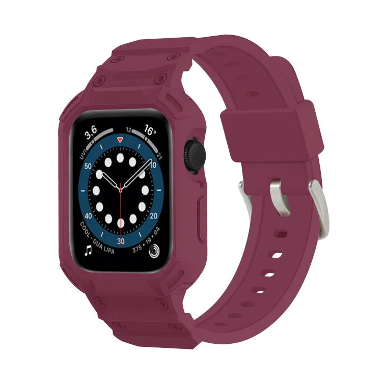 Armor TPU Case Integrated Watch Band, For Apple Watch Series 10 / 11 46mm, For Apple Watch Series 10 / 11 42mm