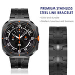 Butterfly Buckle Titanium Alloy Watch Band, For Samsung Galaxy Watch Ultra 47mm / Ultra 2025