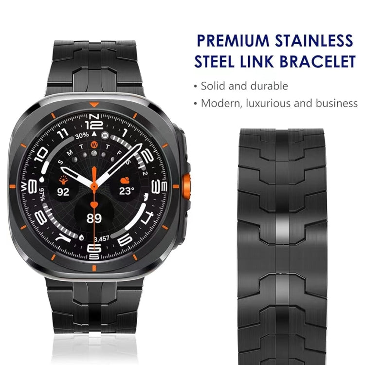 Butterfly Buckle Titanium Alloy Watch Band, For Samsung Galaxy Watch Ultra 47mm / Ultra 2025