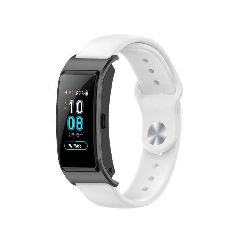 18mm SLR Buckle Fashion Silicone Strap, Size: Small Code, For Garmin Vivomove 3s / 4s