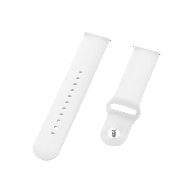 18mm SLR Buckle Fashion Silicone Strap, Size: Small Code, For Garmin Vivomove 3s / 4s