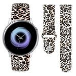 20mm Reverse Buckle Printed Silicone Strap, For Samsung Galaxy Active2