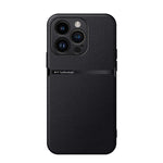 Litchi Leather Magnetic Full Coverage Shockproof Phone Case, For iPhone 16, For iPhone 15 Pro Max, For iPhone 15 Pro, For iPhone 15 Plus, For iPhone 15, For iPhone 14 Plus, For iPhone 14, For iPhone 14 Pro
