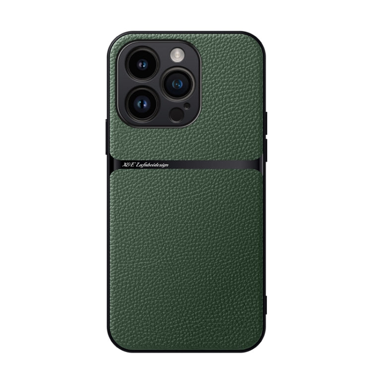 Litchi Leather Magnetic Full Coverage Shockproof Phone Case, For iPhone 16, For iPhone 15 Pro Max, For iPhone 15 Pro, For iPhone 15 Plus, For iPhone 15, For iPhone 14 Plus, For iPhone 14, For iPhone 14 Pro