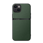 Litchi Leather Magnetic Full Coverage Shockproof Phone Case, For iPhone 16, For iPhone 15 Pro Max, For iPhone 15 Pro, For iPhone 15 Plus, For iPhone 15, For iPhone 14 Plus, For iPhone 14, For iPhone 14 Pro