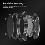 Zeblaze Stratos 2 Plus 1.43 inch Screen 3 ATM Health and Fitness GPS Smart Watch, Stratos 2 Plus