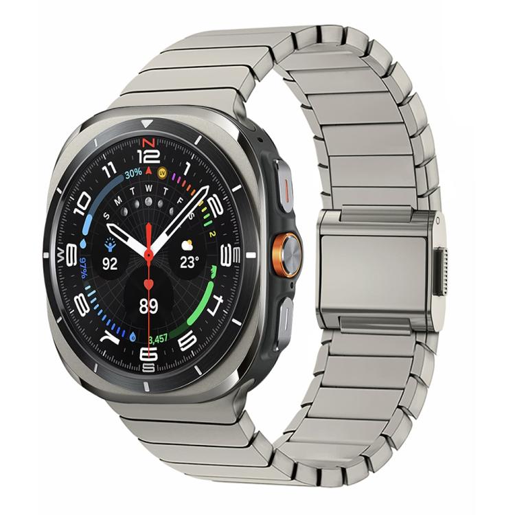 Bamboo Norman Buckle Stainless Steel Watch Band, For Samsung Galaxy Watch Ultra 47mm / Ultra 2025