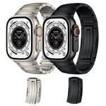 Integrated I-Shaped Quick Release Titanium Alloy Watch Band, For Apple Watch 46mm / 49mm / 45mm / 44mm
