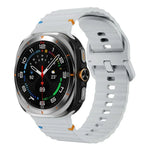 Kalebol Wave-stitched Silicone Strap, For Samsung Galaxy Watch Ultra 47mm / Ultra 2025