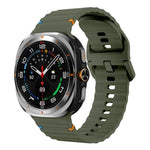 Kalebol Wave Stitching Silicone Strap, For Samsung Galaxy Watch Ultra 47mm / Ultra 2025
