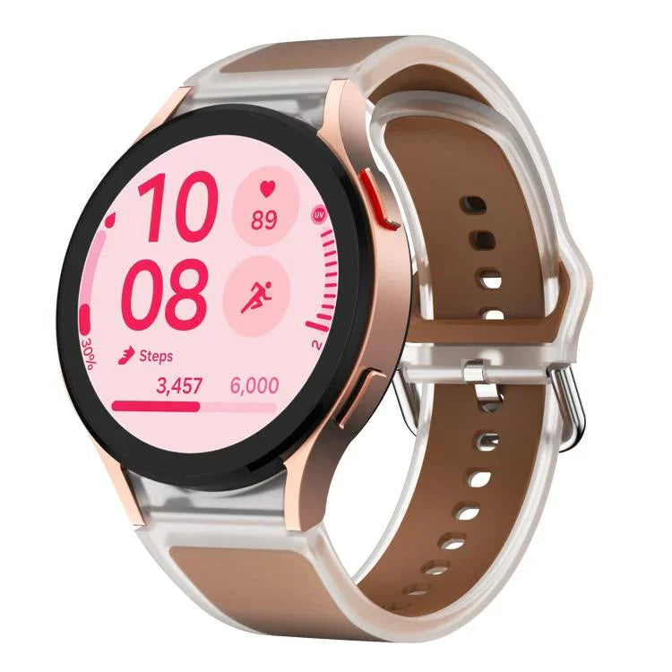 Kalebol Glacier Transparent Silicone Watch Band, For Samsung Galaxy Watch 7  / 6 / 5 / 4