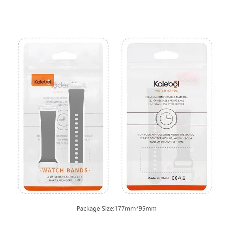 Kalebol Glacier Transparent Silicone Watch Band, For Samsung Galaxy Watch 7  / 6 / 5 / 4