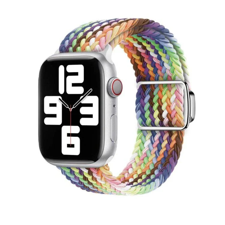 Kalebol Nylon Loop Magnetic Buckle Watch Band, For Apple Watch 46mm / 49mm / 45mm / 44mm, For Apple Watch 42mm / 41mm / 40mm / 38mm