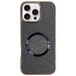 Electroplating PC Glitter Grain MagSafe Phone Case, For iPhone 17 Pro Max, For iPhone 17 Pro, For iPhone 16 Pro Max, For iPhone 16 Pro, For iPhone 16 Plus, For iPhone 16, For iPhone 15 Pro Max, For iPhone 15 Pro