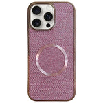 Electroplating PC Glitter Grain MagSafe Phone Case, For iPhone 17 Pro Max, For iPhone 17 Pro, For iPhone 16 Pro Max, For iPhone 16 Pro, For iPhone 16 Plus, For iPhone 16, For iPhone 15 Pro Max, For iPhone 15 Pro