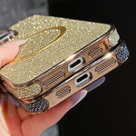 Electroplating PC Glitter Grain MagSafe Phone Case, For iPhone 17 Pro Max, For iPhone 17 Pro, For iPhone 16 Pro Max, For iPhone 16 Pro, For iPhone 16 Plus, For iPhone 16, For iPhone 15 Pro Max, For iPhone 15 Pro