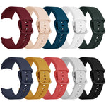 xDfind Solid Color Colorful Buckle Quick Release Silicone Watch Band, For Samsung Galaxy Watch3 41mm