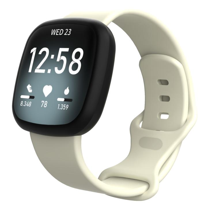 For Fitbit Versa 4 / Versa 3 / Sense2 / Sense xDfind Silicone Watch Band, S, L