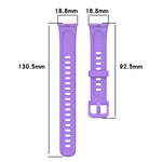 xDfind Nail Button Glossy Silicone Watch Band, For Huawei Band 10 / 9 / 8