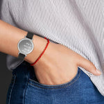 xDfind Quick Release Silver Buckle Silicone Watch Band Wristband, For Garmin Lily 2