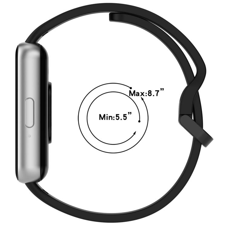 xDfind Solid Color Colorful Buckle Silicone Watch Band, For Samsung Galaxy Fit3 SM-R390
