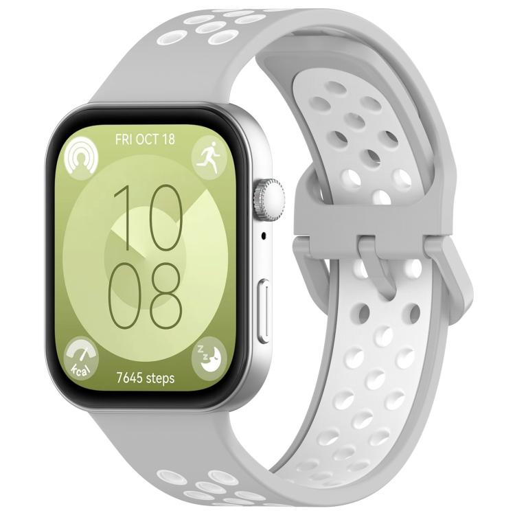 xDfind Two Color Silicone Sports Watch Band, For Huawei Watch Fit 5 / Fit 5 Pro / Fit 4