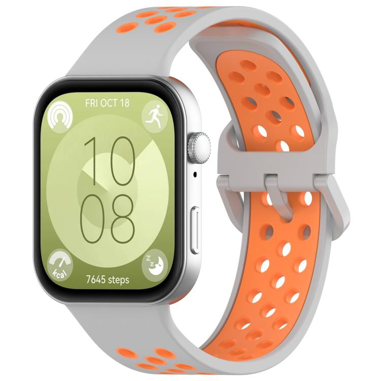 xDfind Two Color Silicone Sports Watch Band, For Huawei Watch Fit 5 / Fit 5 Pro / Fit 4