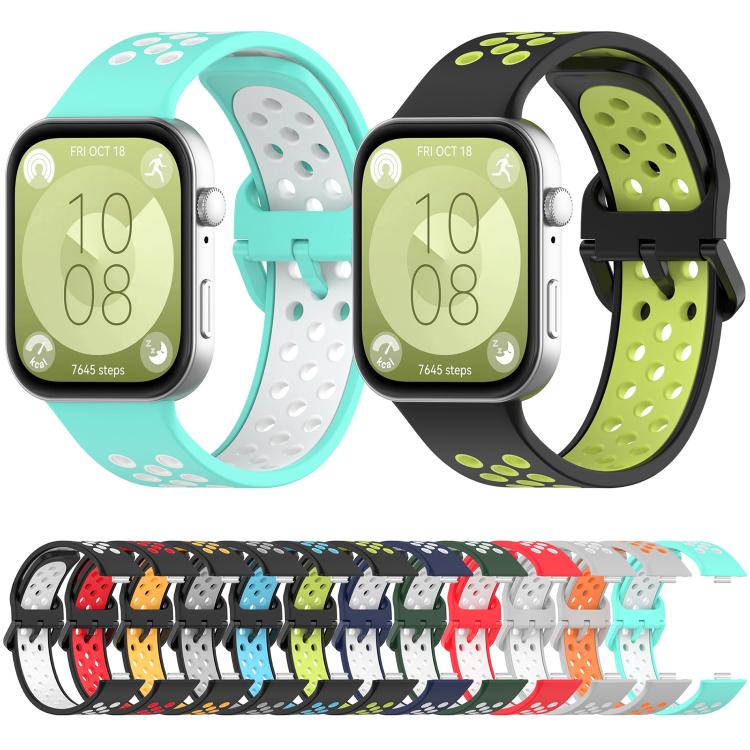 xDfind Two Color Silicone Sports Watch Band, For Huawei Watch Fit 5 / Fit 5 Pro / Fit 4