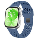 xDfind Mesh Reverse Buckle Silicone Watch Band, For Huawei Watch Fit 5 / Fit 5 Pro / Fit 4