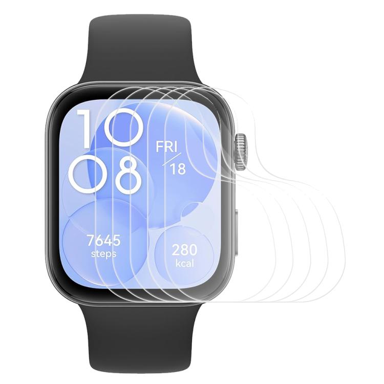 5pcs xDfind Soft Hydrogel Film Full Cover Front Protector, For Huawei Band 10 NFC, For Huawei Band 10, For Huawei Watch Fit 3, For Huawei Band 9 NFC, For Huawei Band 9, For Huawei Band 8, For Huawei Band 8 NFC