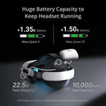BOBOVR E3 Pro For Meta Quest 3S / 3 VR Head Strap with B100 Battery Cell, E3 Pro